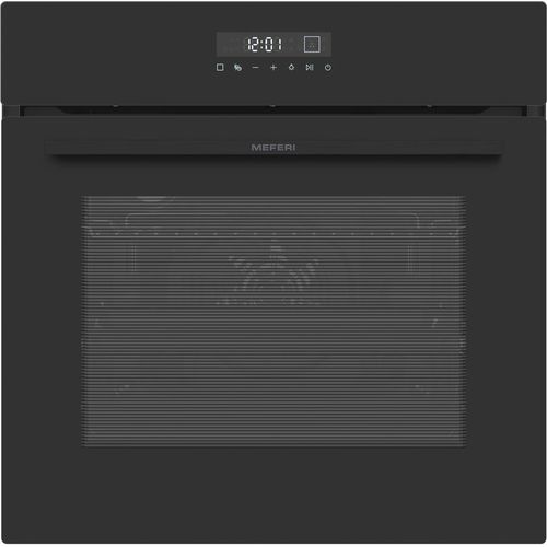 Духовой шкаф электрический MEFERI Ultra MEO6014BK, 80л, дверца с 3 стеклами, черный — цена и наличие Духовой шкаф электрический MEFERI Ultra MEO6014BK, 80л, дверца с 3 стеклами, черный