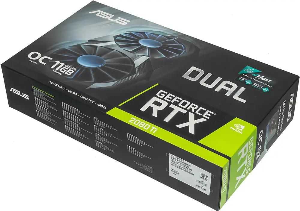 Asus geforce rtx 2080 ti 11gb dual oc top