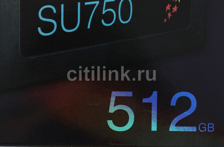SSD накопитель A-Data SU750 ASU750SS-512GT-C 512ГБ, 2.5