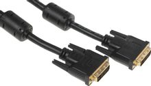 Изображение товара Кабель DVI NingBo DVI-D Dual Link (m) -  DVI-D Dual Link (m),  ферритовый фильтр ,  круглое,  5м,  черный