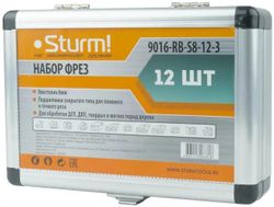 Набор фрез 12 шт. STURM! 9016-RB-S8-12-3, универсальный