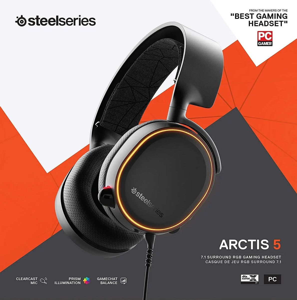 Steelseries arctis on sale 5 pc
