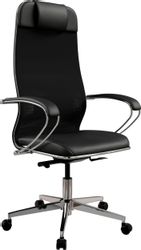 Кресло МЕТТА ErgoLife Comfort, сетка/экокожа, до 150кг, черный