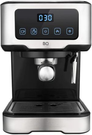 Кофеварка BQ CM9000,  рожковая,  нержавеющая сталь /черный