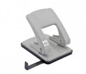 Дырокол KW-Trio 09760L/GR, металлический, до 40 листов, с линейкой ...