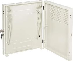 Шкаф коммутационный LanMaster TWT-CBVRT-2U-6X7-GY настенный, металлическая передняя дверь, 2U, 650x741x114 мм