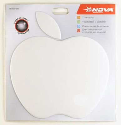Коврик для мыши Nova Apple pad белый – купить в Ситилинк | 621502