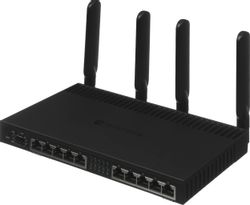 Wi-Fi роутер MIKROTIK RB4011iGS+5HacQ2HnD-IN, Wi-Fi 5, AC2000, 10 LAN, черный