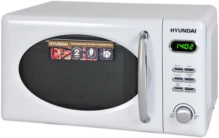 Микроволновая печь Hyundai HYM-D2072, 700Вт, 20л, белый /хром
