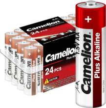 Изображение товара Комплект батареек CAMELION Plus Alkaline LR6-PB24 24 шт. щелочные АА