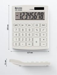 Калькулятор ELEVEN SDC-805NR, белый