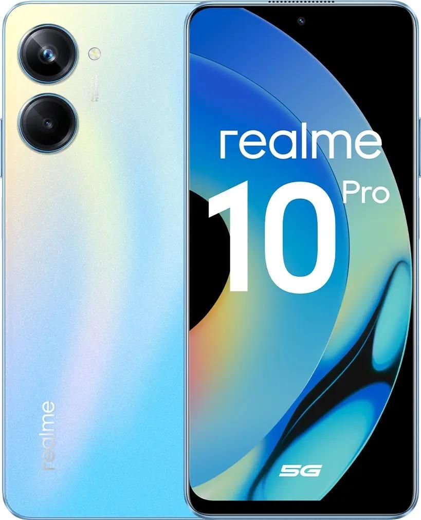 Смартфон REALME 10 Pro 5G 8/128Gb, RMX3661, голубой – купить в Ситилинк |  1895131