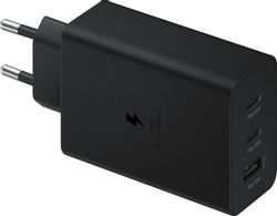 Изображение товара Сетевое зарядное устройство Samsung EP-T6530,  USB-A,  2xUSB-C, 65Вт, 3A, черный [ep-t6530nbegeu]