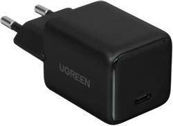 Изображение товара Сетевое зарядное устройство UGREEN X512 Mini,  USB-C, 20Вт, 3A, черный [55553]