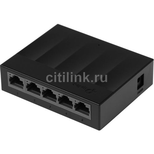 Коммутатор TP-LINK LS1005G, неуправляемый, 5 RJ-45, 1000 Мбит/с