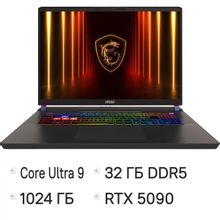 Изображение товара Игровой ноутбук MSI Vector 17 HX AI A2XWJG 17 IPS 24 ядра 32ГБ 1ТБ RTX 5090 FreeDOS