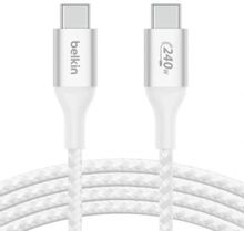 Изображение товара Кабель Belkin CAB015bt1MWH USB Type-C к USB Type-C, 1м Изображение товара Кабель Belkin CAB015bt1MWH USB Type-C к USB Type-C, 1м