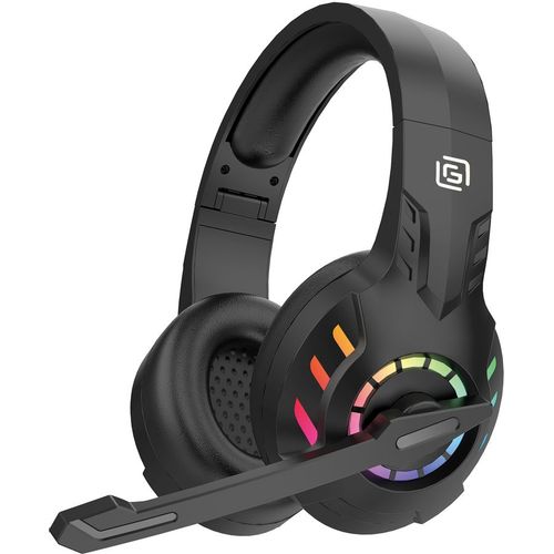 Гарнитура игровая Oklick HS-L420G, для компьютера/мобильных устройств, накладные, Bluetooth/3,5 мм, черный [1939799]