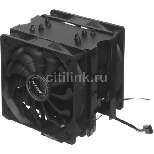 Устройство охлаждения (кулер) ALSEYE S120D-B, 4-pin, 120мм, черный, retail