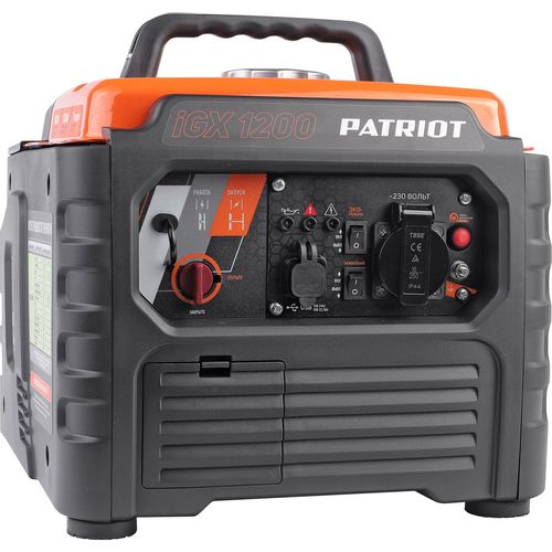 Бензиновый генератор Patriot iGX 1200, 220 В, 1.2кВт [474102312]