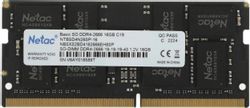 Изображение товара Оперативная память NETAC Basic NTBSD4N26SP-16 DDR4 - 1x 16ГБ 2666МГц, для ноутбуков (SO-DIMM), Ret Изображение товара Оперативная память NETAC Basic NTBSD4N26SP-16 DDR4 - 1x 16ГБ 2666МГц, для ноутбуков (SO-DIMM), Ret