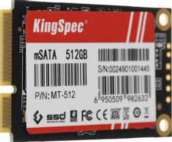 512ГБ SSD накопитель KINGSPEC MT Series MT-512 mSATA
