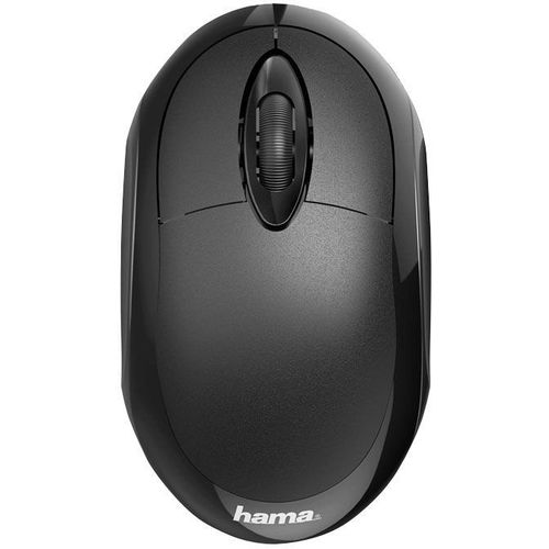 Мышь проводная HAMA MC-100, оптическая, USB, 1000dpi, черный [00182600]
