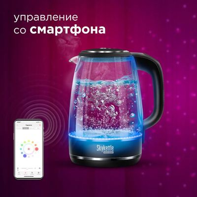 Чайник электрический Redmond RK-G200S, 2200Вт, черный – купить в Ситилинк |  421879