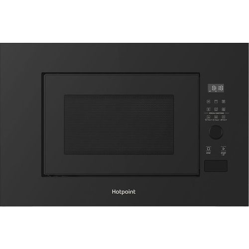 Встраиваемая микроволновая печь HOTPOINT MF20G BL H, 20л, 800Вт, черный [869891300040]