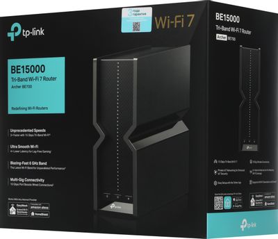 Wi-Fi роутер TP-LINK Archer BE700, Wi-Fi 7, BE15000, 2.4/5/6ГГц, 4