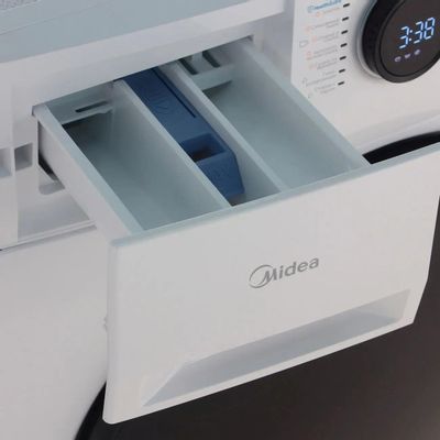 Стиральная машина Midea MF200D80WBS/W-RU, с фронтальной загрузкой, с ...