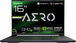 Изображение товара Ноутбук игровой Gigabyte Aero X16, 16", IPS, AMD Ryzen AI 9 465 2ГГц, 10-ядерный, 32ГБ DDR5, 1ТБ SSD,  NVIDIA GeForce  RTX 5070 для ноутбуков - 8 ГБ, TGP 85Вт, без операционной системы,  белый [4whn3kzc64dd]