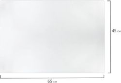 Настольное покрытие BRAUBERG Desk top, 238304, полиэтилен, 45x65 см, прозрачный, нескользящая основа