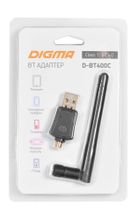 Характеристики Bluetooth адаптер Digma D-BT400C BT 4.0+EDR class 1, USB ...