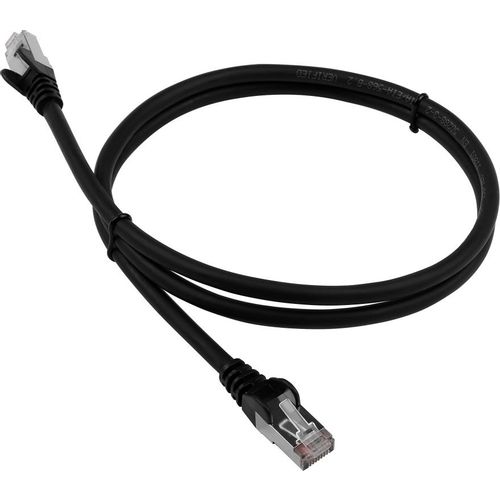 Патч-корд LanMaster вилка RJ-45, вилка RJ-45, кат.6, LSZH, 2м, черный [lan-pc45/s6-2.0-bk]
