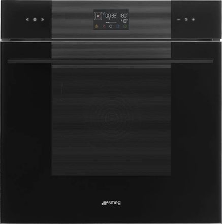 Духовой шкаф электрический SMEG Linea SOP6102S2PB3, 68л, дверца с 4 стеклами, черный