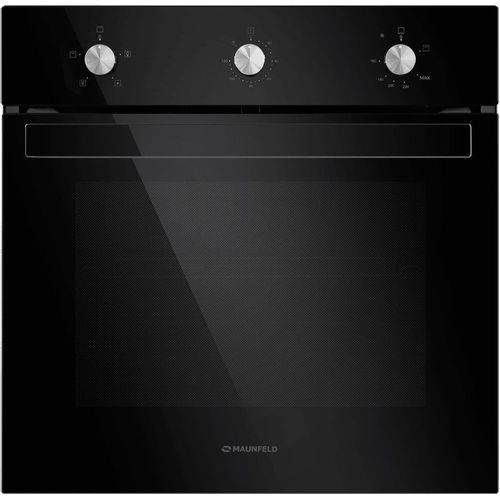 Духовой шкаф газовый MAUNFELD EOGC604BSlim, 60л, черный