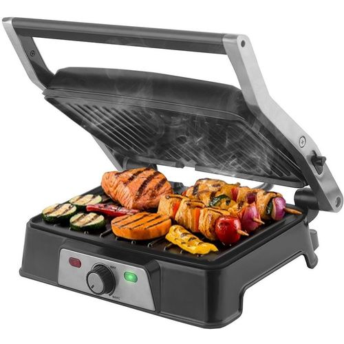 Электрогриль Endever Grillmaster 220, серебристый [80370]