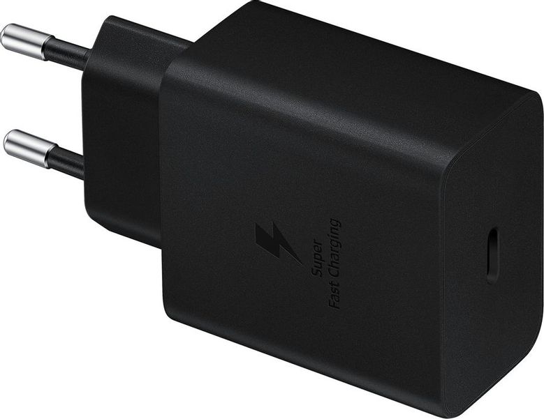 Сетевое зарядное устройство Samsung EP-T4510, USB type-C, USB type-C, 3A, черный [ep-t4510xbegeu]