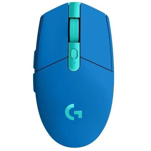Мышь беспроводная Logitech G304 Lightspeed, игровая, радио, оптическая, USB, 12000dpi, синий [910-006016]
