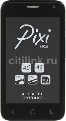 Смартфон Alcatel Pixi First 4024D, серебристый – купить в Ситилинк | 346969