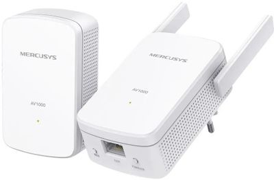 Сетевой адаптер Powerline MERCUSYS MP510 KIT Gigabit Ethernet,  2 шт.