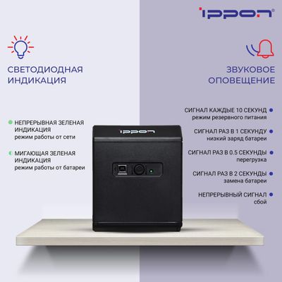 ИБП Ippon Back Comfo Pro II 850, 850ВA [1189990] – купить в Ситилинк ...
