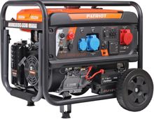 Изображение товара Бензиновый генератор Patriot GRA 8500 DAWS 8.5 кВт, электростарт, колеса