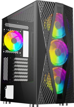 Корпус E-ATX GMNG OGC-G200, Midi-Tower, без БП,  черный