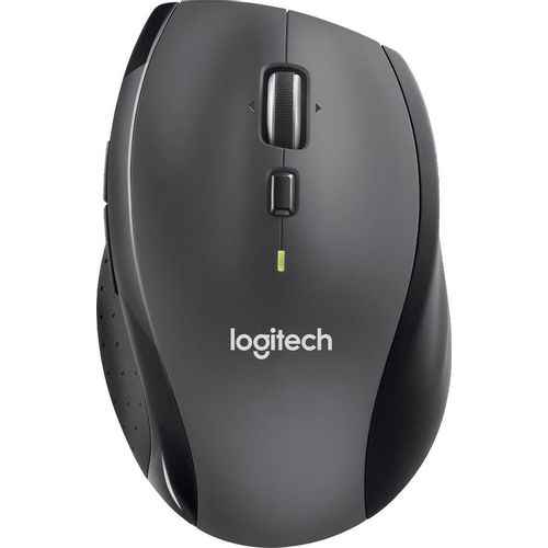 Мышь беспроводная Logitech M705, радио, оптическая, USB, 1000dpi, серый и черный [910-001949/910-006034]