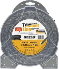Изображение товара Леска для триммеров REZER Ultra-pro TRI-TWIST 3мм 145м