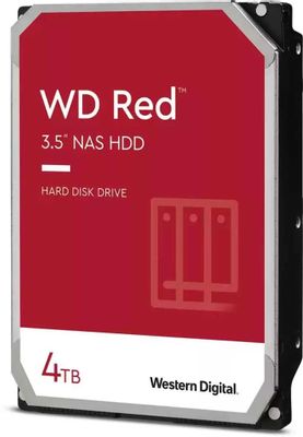 Жесткий диск WD Red WD40EFAX,  4ТБ,  HDD,  SATA III,  3.5"