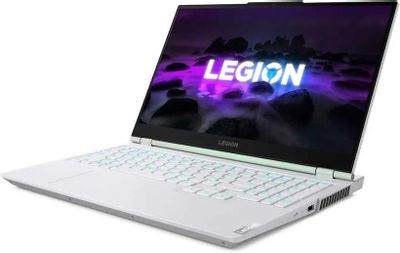 Ноутбук игровой Lenovo Legion 5 15ACH6H 82JU00DMRK, 15.6", AMD Ryzen 7 5800H 3.2ГГц, 8-ядерный, 16ГБ DDR4, 1ТБ SSD,  NVIDIA GeForce  RTX 3070 для ноутбуков - 8 ГБ, без операционной системы, белый