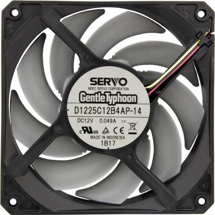 Вентилятор Scythe GentleTyphoon D1225C12B4AP-14 120мм, 1450об/мин, 21дБ, OEM
